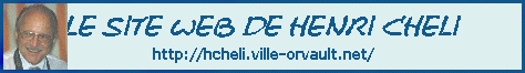 Le Site Web de Henri Chéli